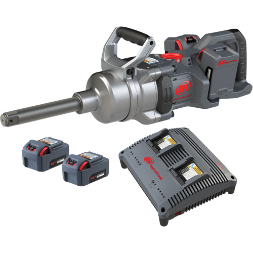 Ensemble de cl&eacute;s &agrave; chocs sans fil &agrave; couple &eacute;lev&eacute; avec enclume de 6", 20 V, Mandrin 1" Equipex