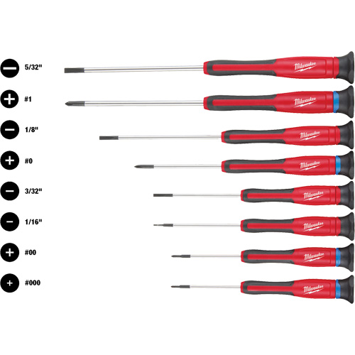 Precision Screwdriver Set, 8 Pcs. Equipex