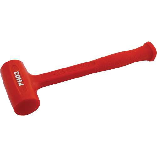 One-Piece Dead Blow Hammer, 1.6 lbs., Smooth Grip, 12-3/4" L Equipex