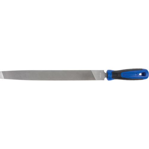 Mill File With Handle, Flat, 12", Bastard Equipex
