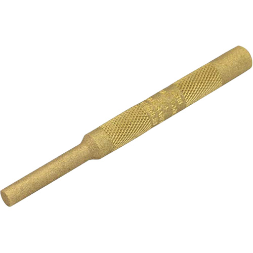 Brass Pin Punch, 1/4" Dia. x 4" L Equipex