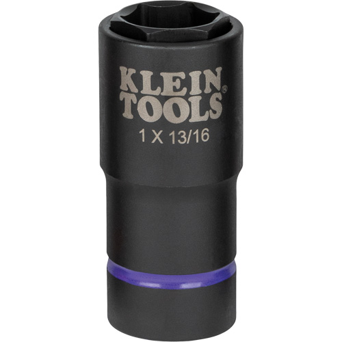 2-in-1 Socket, Impact, 13/16", 6 Points Equipex