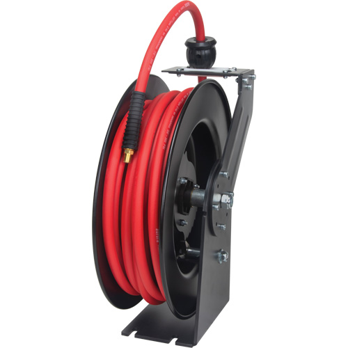 Hose Reel, Air/Water, 1/2" x 50', Single Hose, 300 psi Equipex