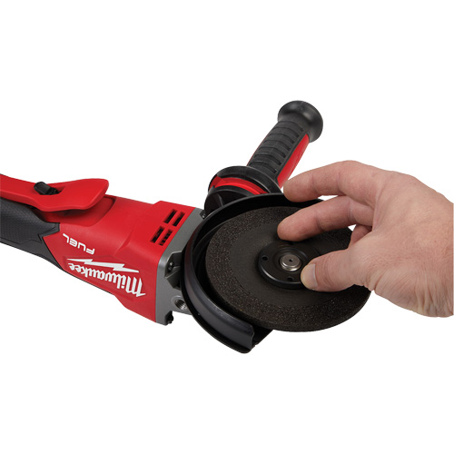 M18 Fuel Flathead Braking Grinder with No-Lock Paddle Switch, 18 V, 5" Chuck, Lithium-Ion Equipex