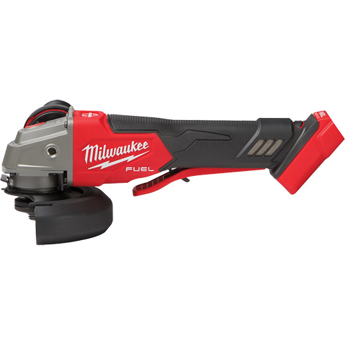 Meuleuse &agrave; frein &agrave; vitesse variable avec interrupteur &agrave; glissi&egrave;re non verrouillable M18 Fuel, 18 V, Mandrin 5"/4-1/2", Lithium-ion Equipex