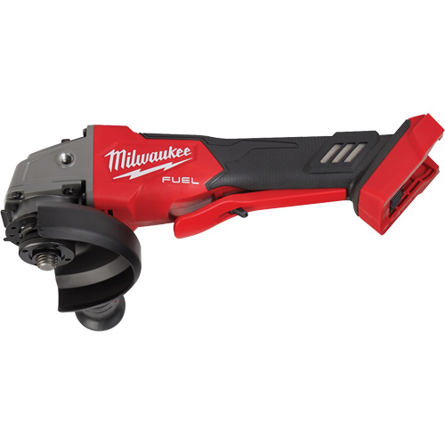 Meuleuse &agrave; frein &agrave; vitesse variable avec interrupteur &agrave; glissi&egrave;re non verrouillable M18 Fuel, 18 V, Mandrin 5"/4-1/2", Lithium-ion Equipex