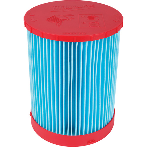 Filtre grand format &agrave; haute efficacit&eacute; pour aspirateur sec/humide, Cartouche, Pour 12 gal. US/9 gal. US/6 gal. US Equipex