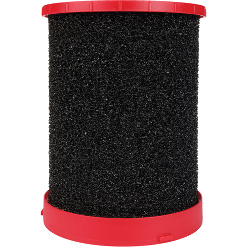 Large Wet/Dry Vacuum Wet Filter, Foam, Fits 12 US gal./9 US gal./6 US Gal. Equipex