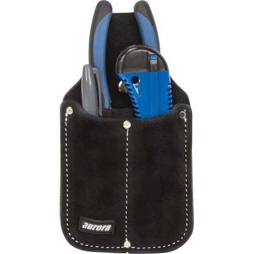 Poche utilitaire, Porte-couteau, Cuir, 3 Poches Equipex