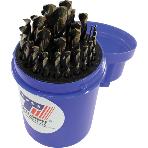 Jeu de forets Triumph, 115 morceaux, Acier rapide Equipex