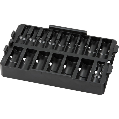 Organisateur amovible de 16 pi&egrave;ces pour les douilles de prise 1/2" Shockwave Impact Duty Packout Equipex