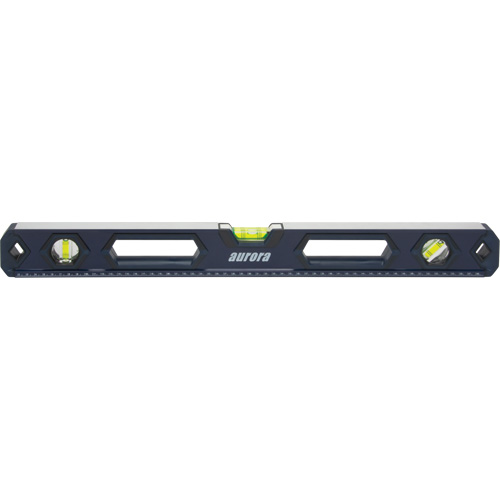 High-Accuracy Level, Box, 2' L, Aluminum, 3, Non-Magnetic Equipex