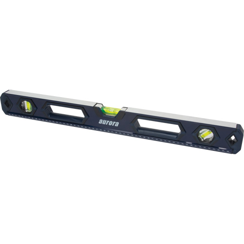 High-Accuracy Level, Box, 2' L, Aluminum, 3, Non-Magnetic Equipex