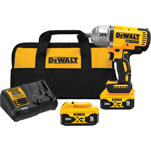 XR&reg; High Torque Impact Wrench Kit with Hog Ring Anvil, 20 V, 1/2" Socket Equipex