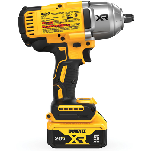Cl&eacute; &agrave; chocs &agrave; couple &eacute;lev&eacute; et mandrin &agrave; anneau ouvert XR, 20 V, Mandrin 1/2" Equipex