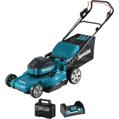 Tondeuse sans fil avec moteur sans balai, Pouss&eacute;e, &agrave; pile, Largeur de coupe 21" Equipex