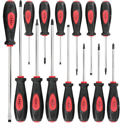 IESD-14S Ergonomic Screwdriver Set, 14 Pcs., Magnetic Equipex
