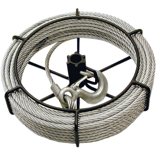 JGP-300A 3 Ton 66' Cable Assembly for Jet Wire Grip Pullers Equipex