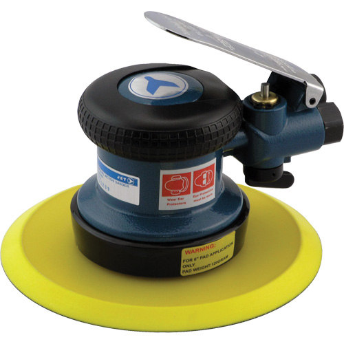 DA63NV Heavy-Duty Dual-Action Non-Vac Random Orbital Sander, 6" Dia., 1/4" NPT Inlet, 10000 RPM Equipex