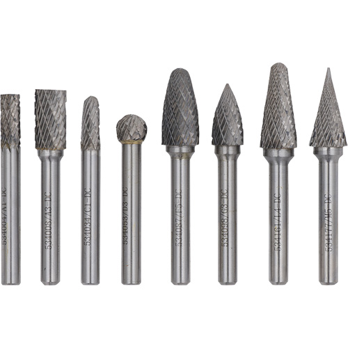 CBHP-8 Jet-Kut&reg; Premium Carbide Burr Set, 8 Pieces Equipex