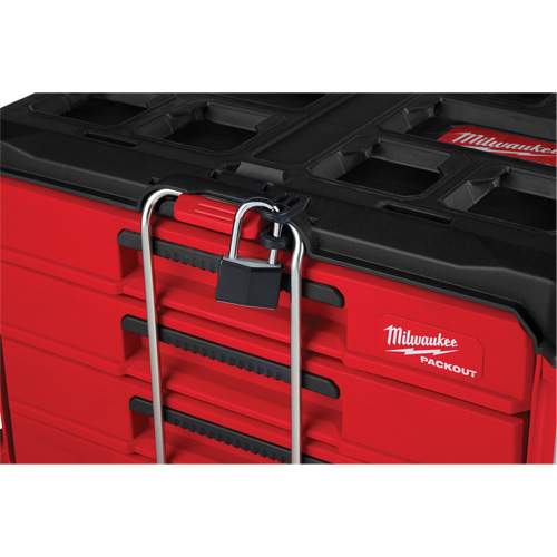 PackOut 4-Drawer Tool Box, 16-3/10" x 22-1/5" x 14-3/10", Red Equipex