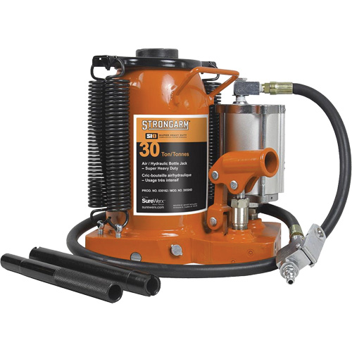 Air Assist Bottle Jacks, 30 Ton(s), Air Hydraulic Equipex