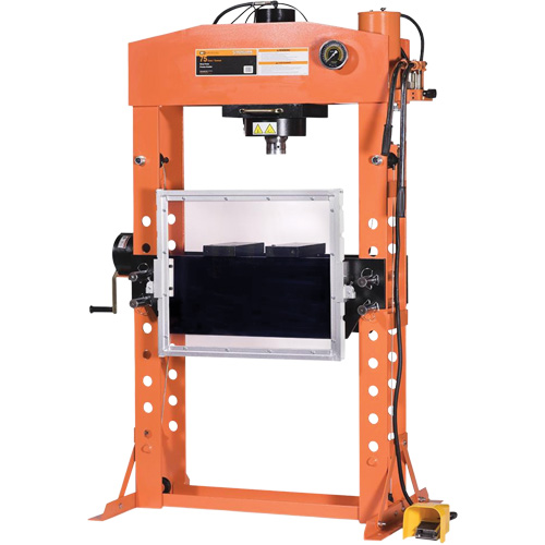 Super Heavy-Duty Shop Presses, 75 tons Capacity Equipex