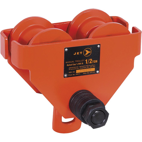 VPT-05 Manual Trolley - VBT Series, 1100 lbs. (0.5 tons) Equipex