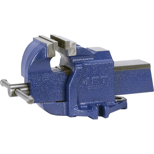 Heavy-Duty British Pattern Bench Vises, 4" Jaw Width, 2-3/5" Throat Depth Equipex
