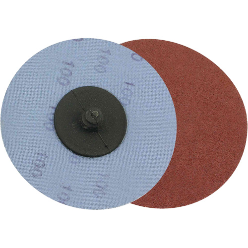 Support en tissu pour disques de ponçage pour rectifieuses — pour l'acier, 3" dia., Grain 100, Oxyde d'aluminium Equipex