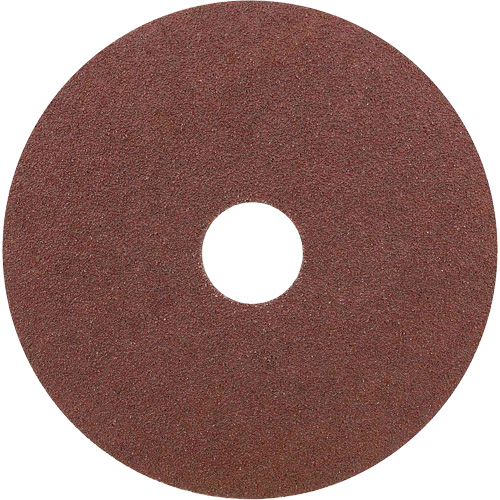 Disque de ponçage en fibre de r&eacute;sine pour meuleuses &agrave; angle — pour l'acier, 4-1/2" dia., Grain A60, Oxyde d'aluminium Equipex