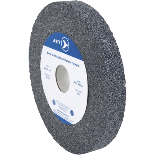 GC610F Bench Grinding Wheels, 6" x 1", 1" Arbor, Silicon Carbide Equipex