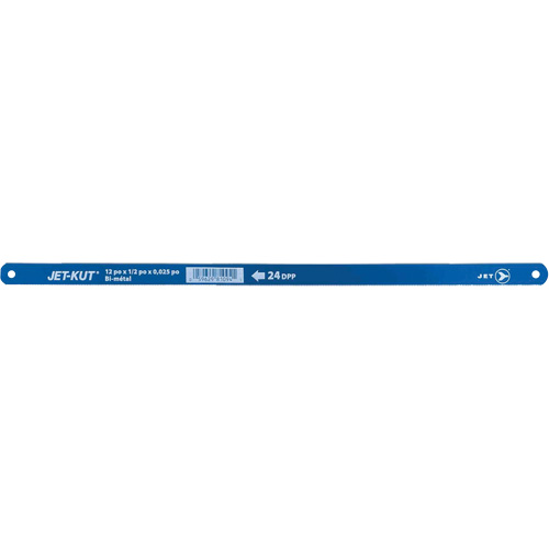Hacksaws Replacement Blades, Bi-Metal/High Speed Steel, 12" L, 24 TPI Equipex