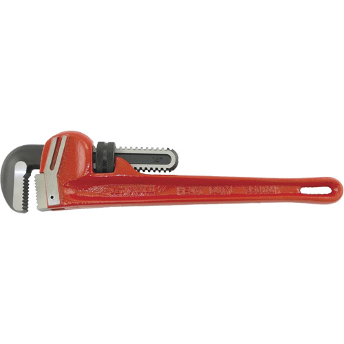 PW-14 Cl&eacute;s pour tuyau en acier - m&acirc;choire en chrome molybd&egrave;ne, Cap des m&acirc;choires 2-7/16", Longueur 14", Fini Chrome Equipex