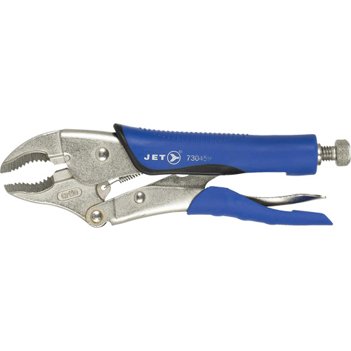 J10WRG Curved Jaw Locking Pliers, 10" Length, Curved Jaw Equipex