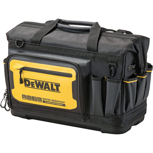 Sac &agrave; outils &agrave; bouche ouverte PRO 20", 33 pochettes, Noir/Jaune Equipex