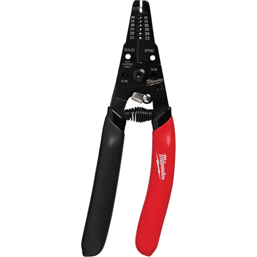 Low Voltage Wire Stripper & Cutter with Dipped Grip, 20 - 32 AWG Equipex