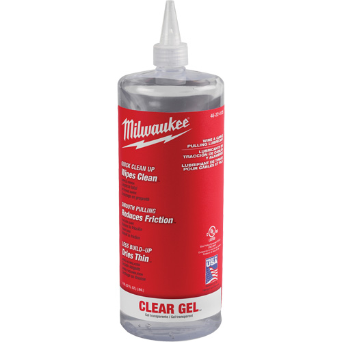 Wire & Cable Pulling Clear Gel Lubricant, Squeeze Bottle Equipex