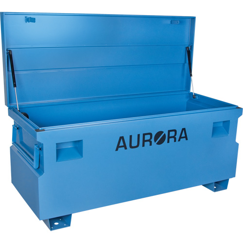 Jobsite Tool Box, 60" x 24" x 27-1/2", Steel, Blue Equipex