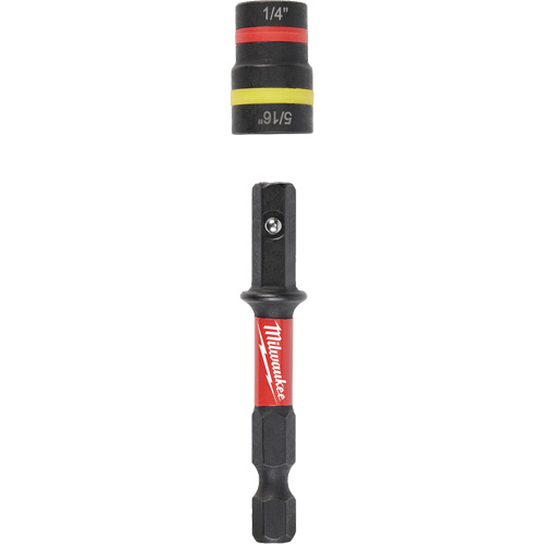 Tourne-&eacute;crous 2-en-1 Shockwave Impact Duty Quik-Clear, 5/16"/1/4" prise, 2-1/4" lo, Magn&eacute;tique Equipex