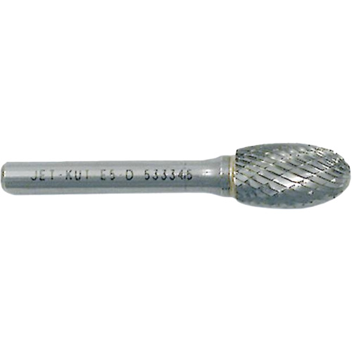 E3-DC JET-KUT&reg; GP Oval Shape Carbide Bur, 3/8" Dia. Equipex