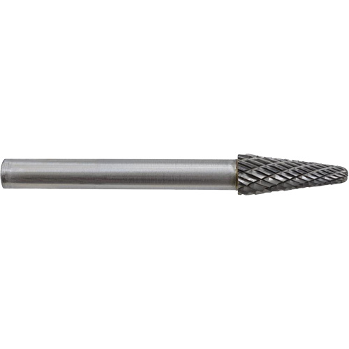 L2-DC JET-KUT Taper Shape Bur 9 (Radius End), 5/16" Dia. Equipex