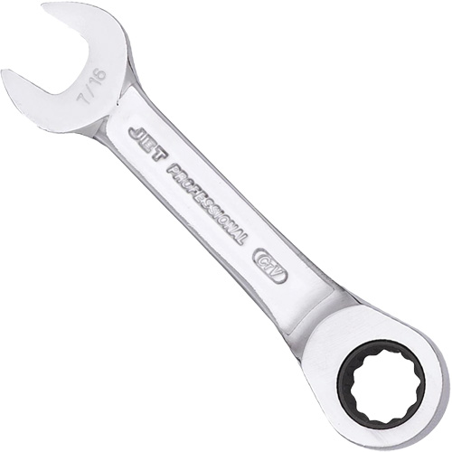 SAE Ratcheting Stubby Combination Wrench Equipex