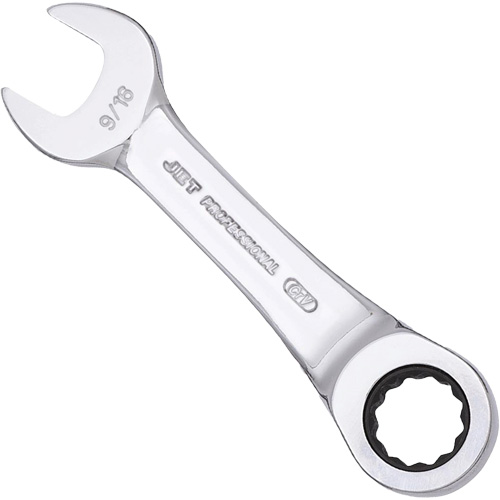 SAE Ratcheting Stubby Combination Wrench Equipex