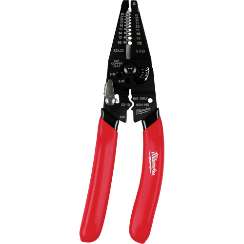 Multi-Purpose Dipped Grip Wire Stripper & Cutter with Reinforced Head Equipex