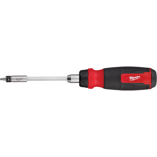 27-in-1 Ratcheting Security Multi-Bit Screwdriver, 10-11/100" L, Cushion Grip Handle Equipex