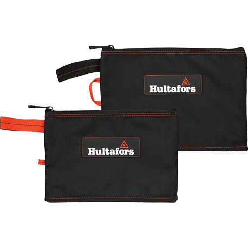 Sac &agrave; fermeture &eacute;clair polyvalent, Polyester balistique, Noir/Rouge Equipex