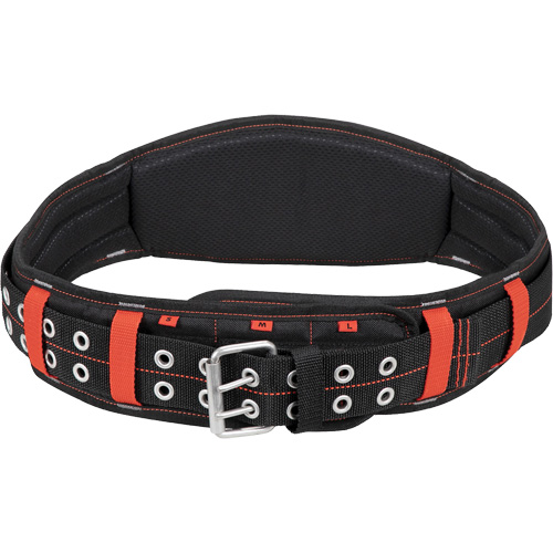 Ceinture coussin&eacute;e de 5", Noir/Rouge Equipex