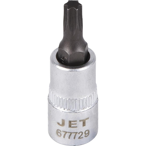 S2 Long Bit Socket, Torx&reg;, T-40 x 2" L, 3/8" Drive Equipex