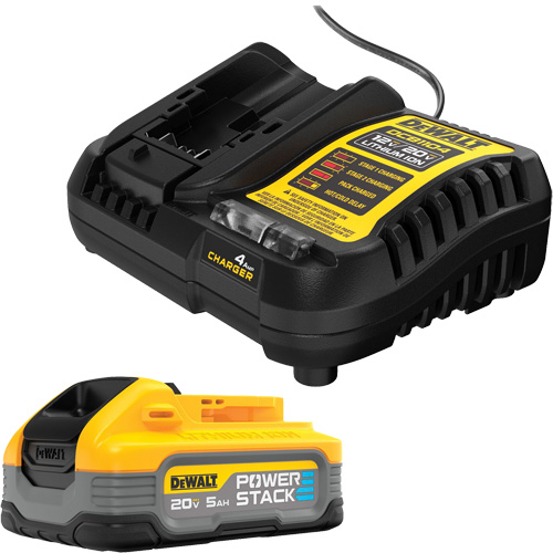 Ensemble de batterie POWERSTACK, Lithium-ion, 20 V, 5 Ah Equipex